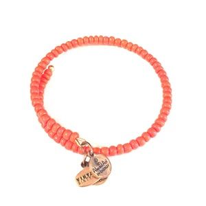 Alex and Ani® - Orange Beaded Bangle